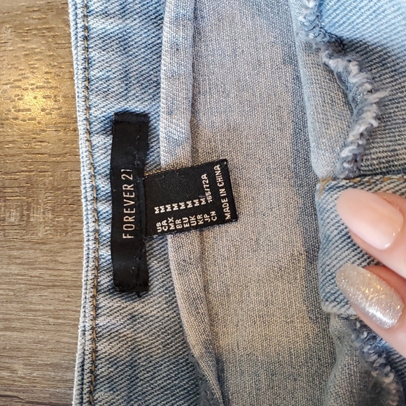 Forever 21 Denim Button Up Jean Mini Skirt - Picture 4 of 6